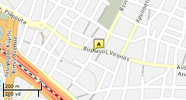 Location of business on map
