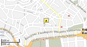 Location of business on map