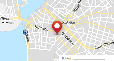 Location of business on map