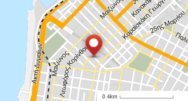 Location of business on map