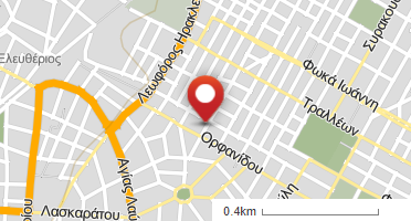 Location of business on map