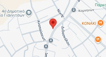 Location of business on map