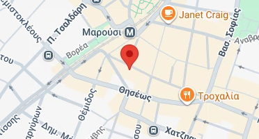Location of business on map