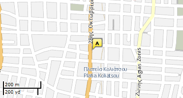 Location of business on map