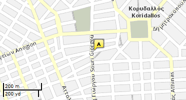 Location of business on map