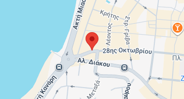 Location of business on map