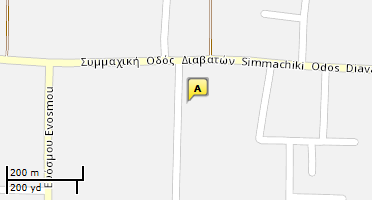 Location of business on map