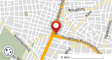 Location of business on map