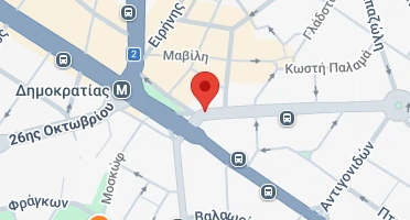 Location of business on map