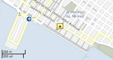 Location of business on map