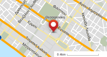 Location of business on map