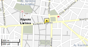 Location of business on map