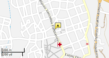 Location of business on map