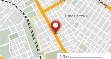 Location of business on map