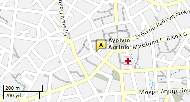 Location of business on map