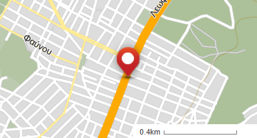 Location of business on map