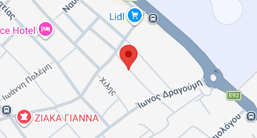 Location of business on map