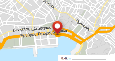 Location of business on map