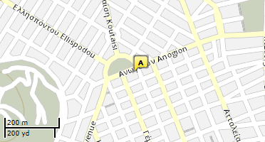 Location of business on map