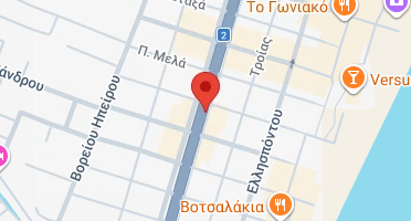 Location of business on map