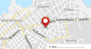 Χάρτης και σημείο της επιχείρησης