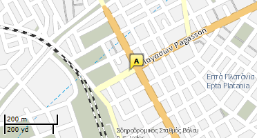Χάρτης και σημείο της επιχείρησης