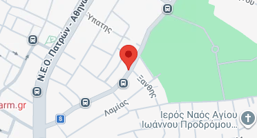 Location of business on map