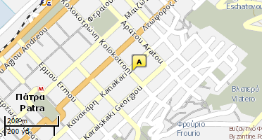 Location of business on map