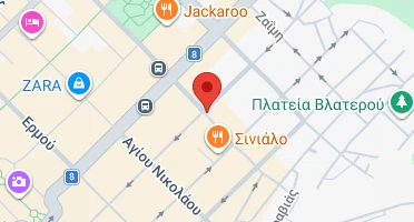 Location of business on map