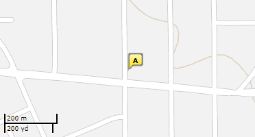 Location of business on map