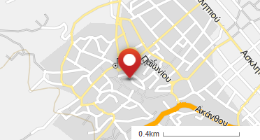 Location of business on map