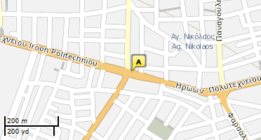 Location of business on map