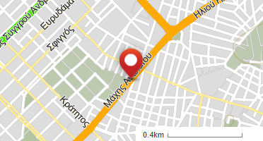 Location of business on map