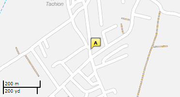 Location of business on map