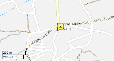 Location of business on map