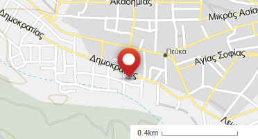 Location of business on map