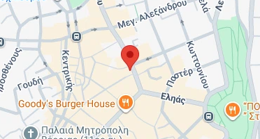 Location of business on map