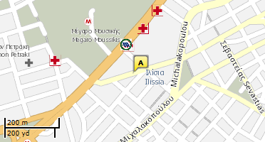 Location of business on map