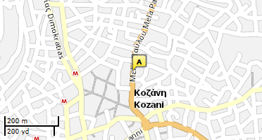 Χάρτης και σημείο της επιχείρησης