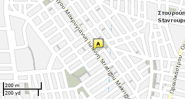 Location of business on map