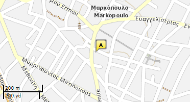Location of business on map