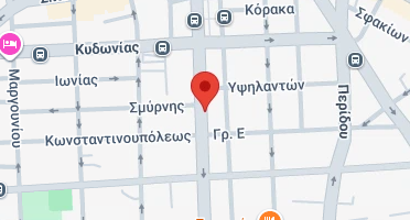 Location of business on map