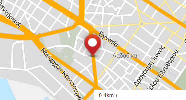 Location of business on map