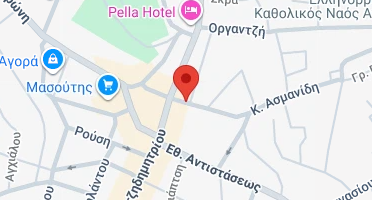 Location of business on map