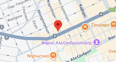 Location of business on map