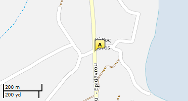 Location of business on map