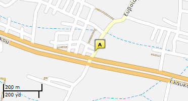 Location of business on map