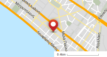 Location of business on map