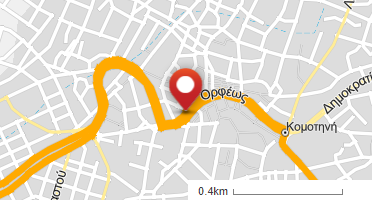 Location of business on map