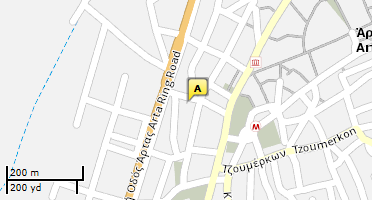 Location of business on map